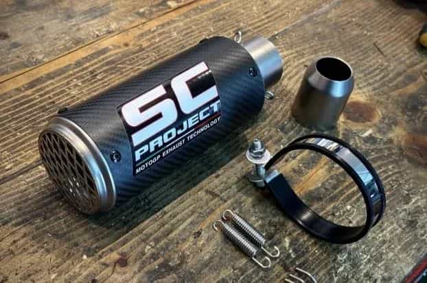 Evacuare moto ScProject/ Sc Project toba moto carbon 60mm/ 51mm