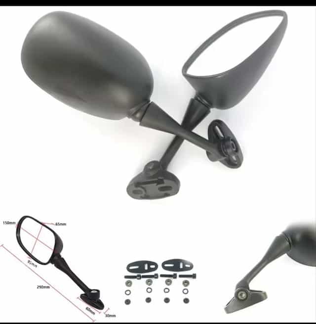 Oglinzi moto clasice  set universale Honda Kawasaki Suzuki Yamaha