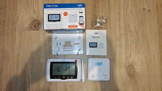 Termostat inteligent PNI CT36 – WiFi, control din aplicație