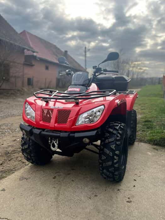 ATV Quad Arctic Cat 400CMC 4x4 cu troliu și carlig