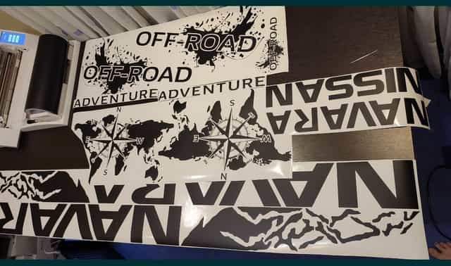 Set stickere Nissan Navara