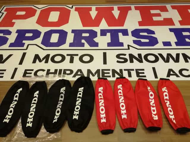 Set 4 protectii amortizor ATV Honda Trx Foreman Rincon huse telescop