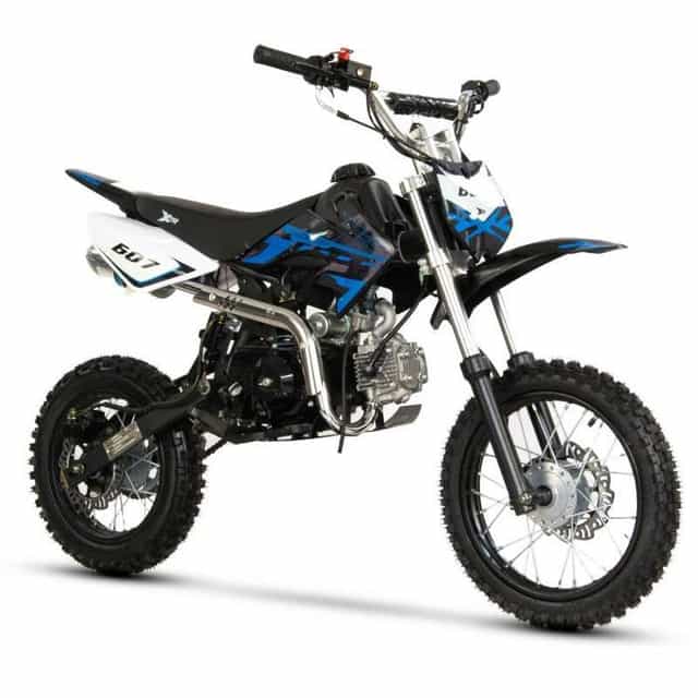 Motocicleta Cross/Enduro copii 4T XTR 607, 125cc,17/14,negru/albastru
