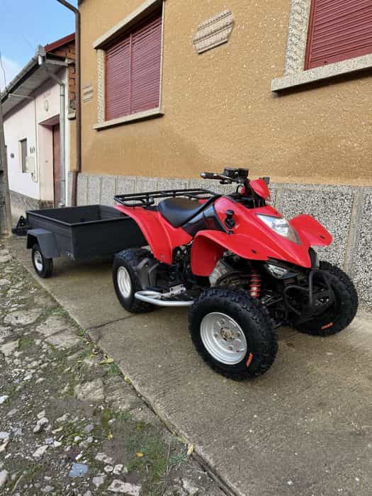 Atv Kymco Kxr 250cc + Remorca Atv/Auto  omologată 400kg