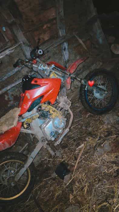 Vând sau schimb cross cu motor de atv 125cc