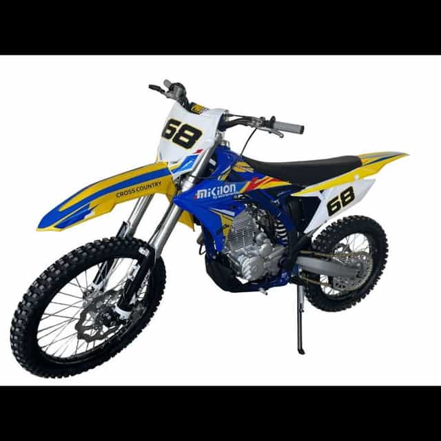 Motocicleta cross MZK Mikilon 250cc 21/18 4T benzina albastru/galben