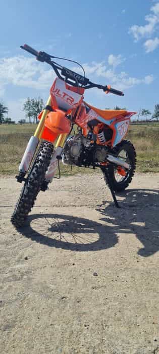 Cross Ultra 125cc 4 Timpi Kickstart 17/14 Nou pentru copii si adulti