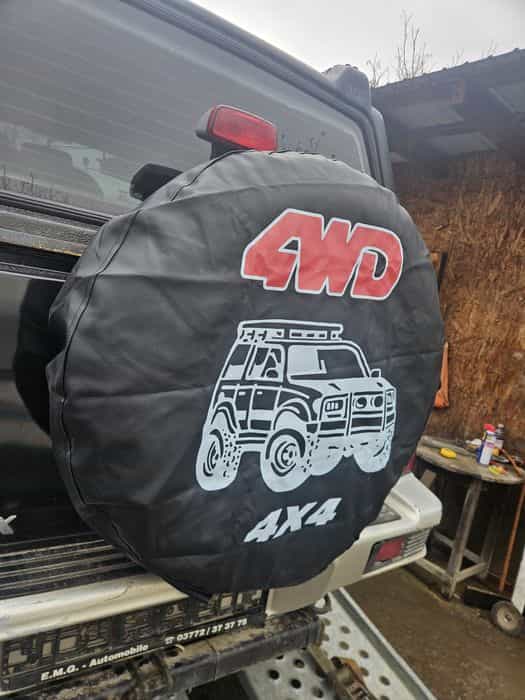 Husă pentru roată rezervă R15 Daihatsu Terios Feroza Suzuki Jimny Samu