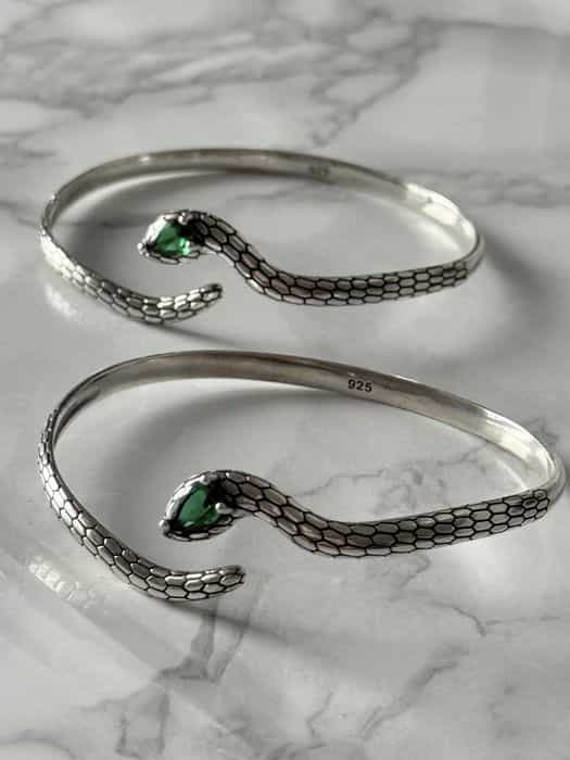 1+1 green snake 925 reglabil la orice marime