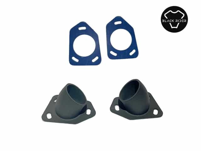 2 Tipsuri Evacuare, Toba sport CFMoto X10 X8, Otel, 48mm + garnituri