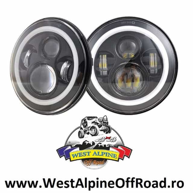 Faruri LED ANGEL EYES Nissan PATROL Jeep Wrangler Suzuki SAMURAI - SET