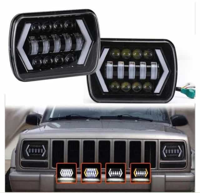 Far Faruri Jeep Cherokee XJ - LED