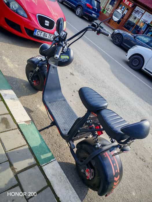 Scuter electric Chopper 1500W, neînregistrabil, 25 km/h, baterie litiu