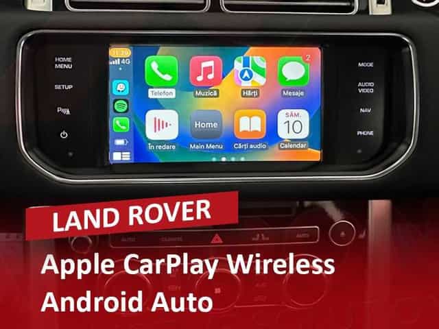 Apple CarPlay Android Auto Land Rover Discovery 4 Range Rover Evoque