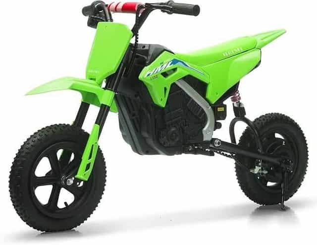 Motocicleta electrica Honda CRF450 250W, 24V, roti gonflabile #Green