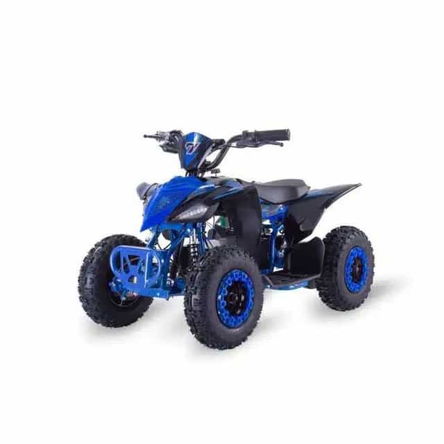 ATV electric pentru copii, 800 W, automat, 25 km/h, albastru