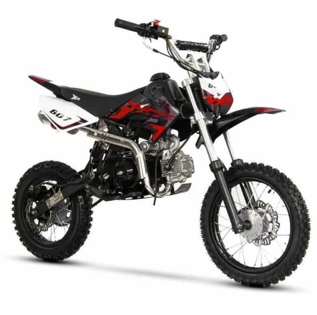 Motocicleta Cross/Enduro copii 4T XTR 607, 125cc, 17/14, negru/rosu
