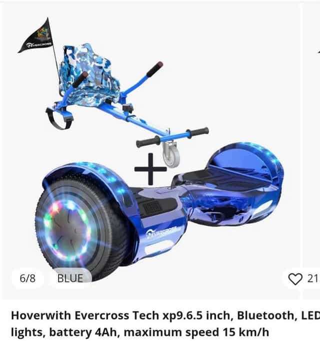 Vand Haverboard folosit o luna ...