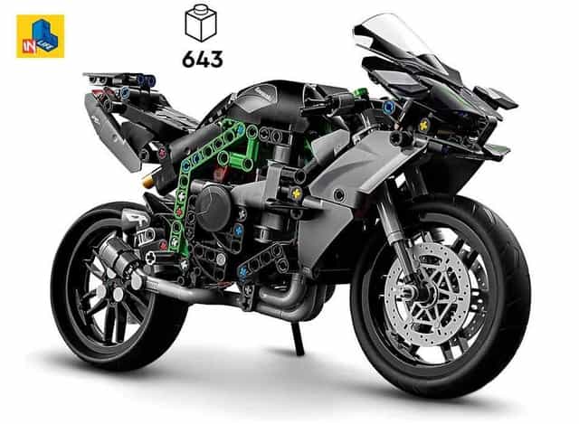 NOU TIP lego technic: Motocicleta Kawasaki Ninja H2R 42170