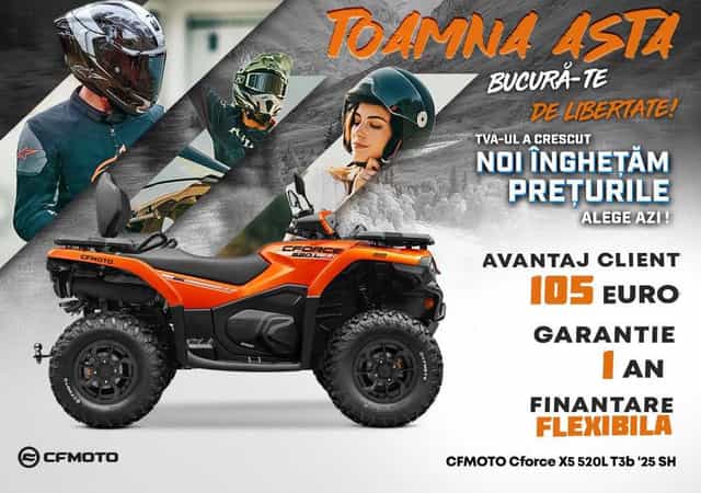 ATV CFMOTO CFORCE X5 520L T3b Portocaliu '25 SH