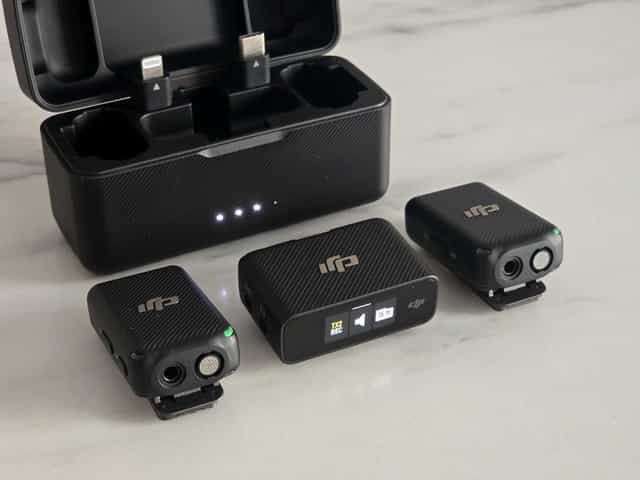 DJI Mic - Sistem Wireless Dual 2 TX + 1 RX + Carcasa Incarcare