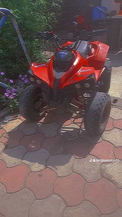 Vând sau schimb ATV kxd 110cc semi automat 1200 lei (schimb cu un alt