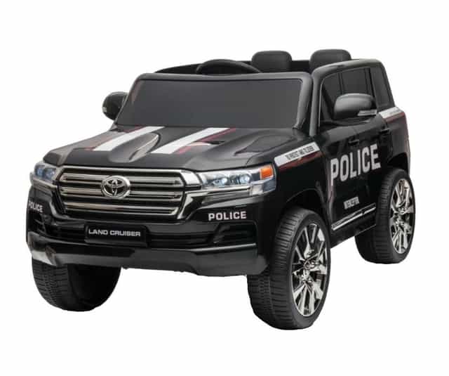 Masinuta electrica pentru copii Toyota Landcruiser Police cu roti EVA