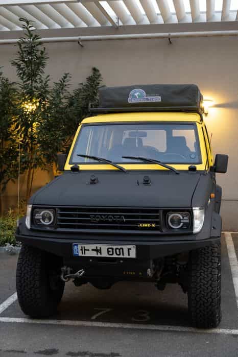 Toyota Land Cruiser LJ73 overlanding
