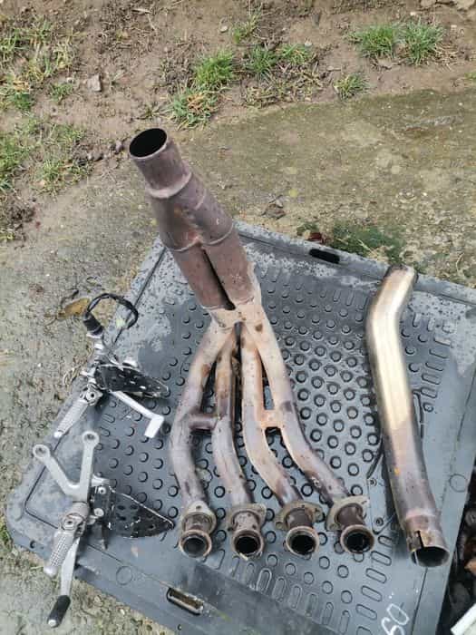 Galerie evacuare kawasaki ninja zx6r+scărițe