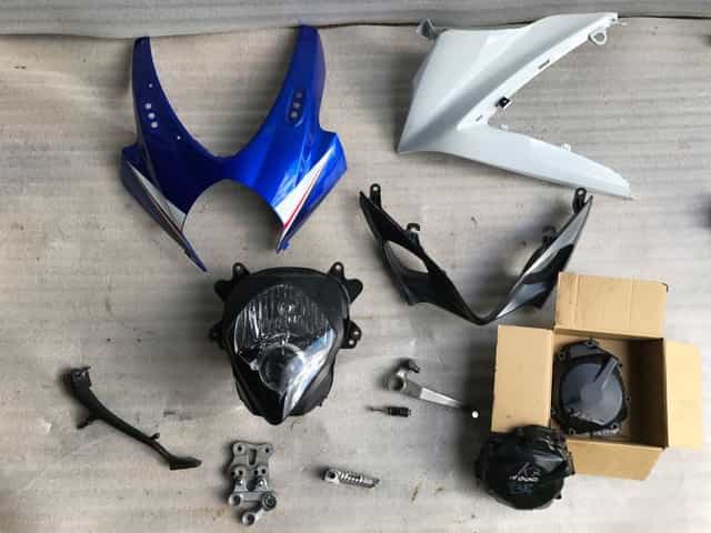 suzuki gsxr 1000 k7 k8 czasza lampa dekiel air box