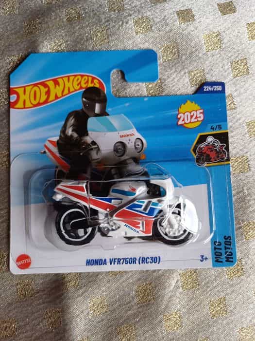 Hot Wheels motor motocykl Honda VFR750R  (RC30)