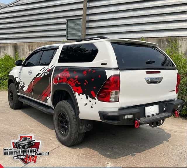 Zabudowa paki HardtopToyota Hilux Revo 2015+ Szyby Uchylne