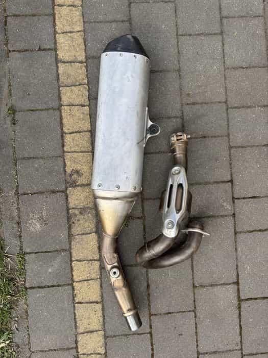 Wydech końcowy i kolanko kawasaki kxf450