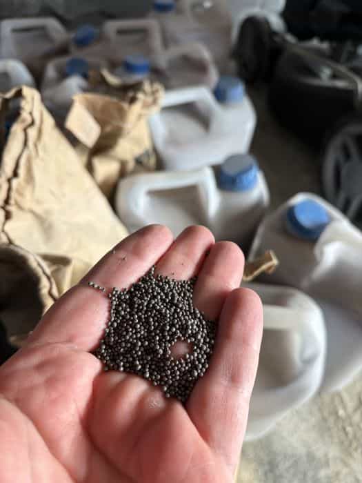 Śrutownica Śrut do srutowania Blastrac Husqvarna