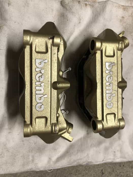 Bmw S1000rr Zaciski Hamulcowe Przód Brembo Złote Komplet S1000r