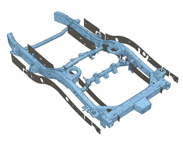 Reperaturki nakładki ramy nissan patrol y61 long lwb tył reperaturka