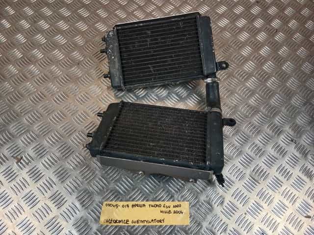 Aprilia Tuono RSV 1000 Mille Chłodnice Chłodnica Wentylator + Zbiornik