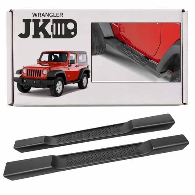 progi boczne + mocowania 82210565ad jeep wrangler jk 2007-2018 2d
