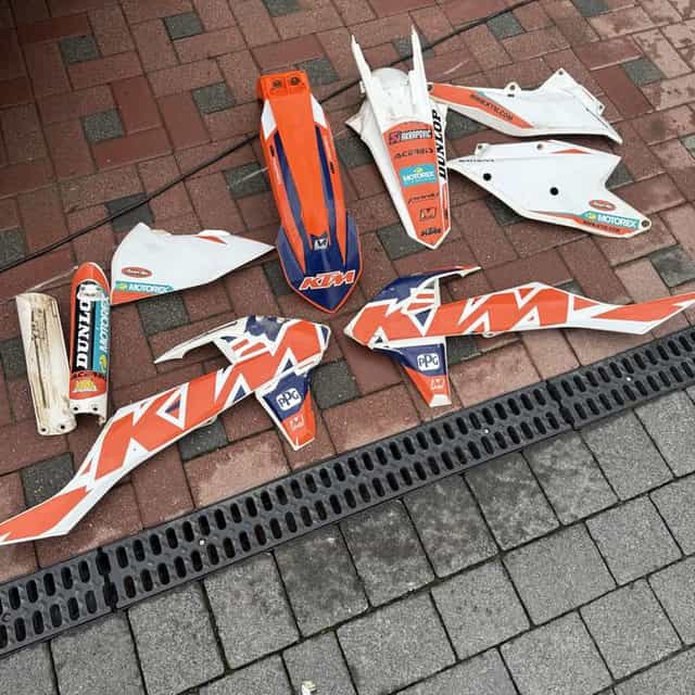 Plastiki ktm sx exc sxf excf owiewki błotniki