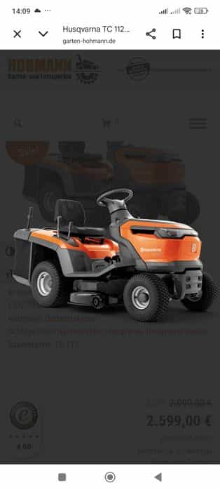 Traktorek kosiarka Husqvarna TC 112