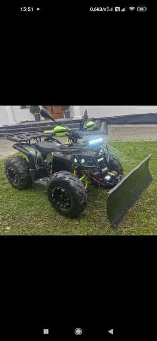 Quad BARACUDA 250 BRT.wyciaga bardzo zadbany .rka i pług do śniegu Moż