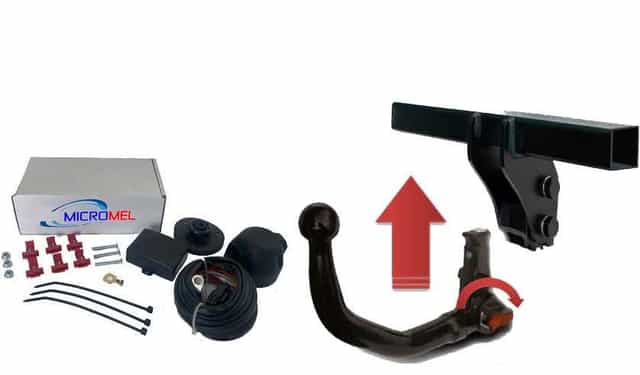 WYPINANY HAK Holowniczy + Moduł 7P do Land Rover Discovery V od 2017