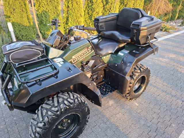 Yamaha Grizzly 600 4x4 kufer wyciągarka pług do sniegu