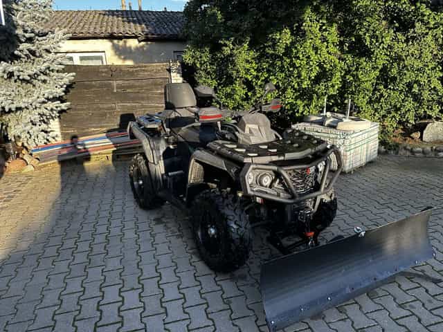 Quad odes 650  z pługiem 2021