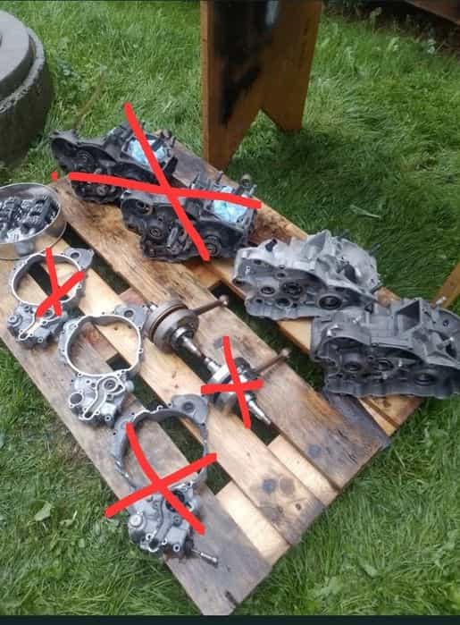 Kartery komplet gołe Ktm  egs gs sx exc 98-03  250. 300  380