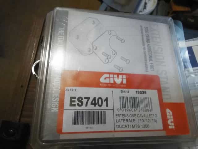 ES7401 poszerzenie stopki DUCATI Multistrada 1200 (10 > 18) GIVI