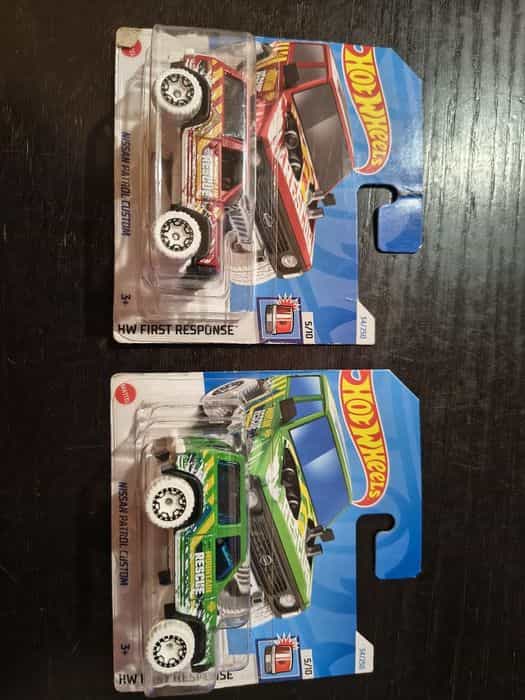 Nissan patrol hot wheels 2szt