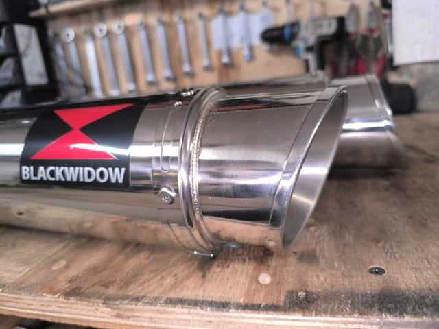 Wydech tłumiki motocyklowe nowe BlackWidow SUZUKI GSX 1400
