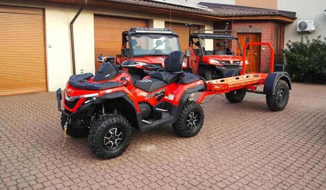 QUAD CFmoto 520 Kymco QJmotor dla Straży Pożarnej Ratowniczy PSP OSP