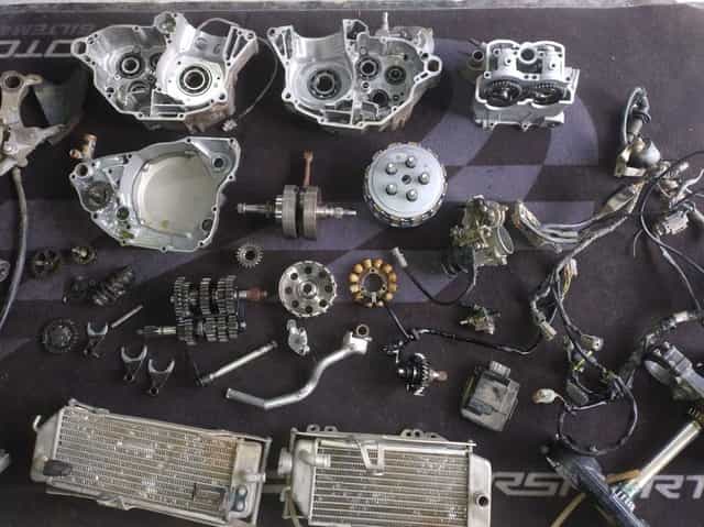 Kawasaki kxf 250 rok 11-16 części silnikowe elektryka